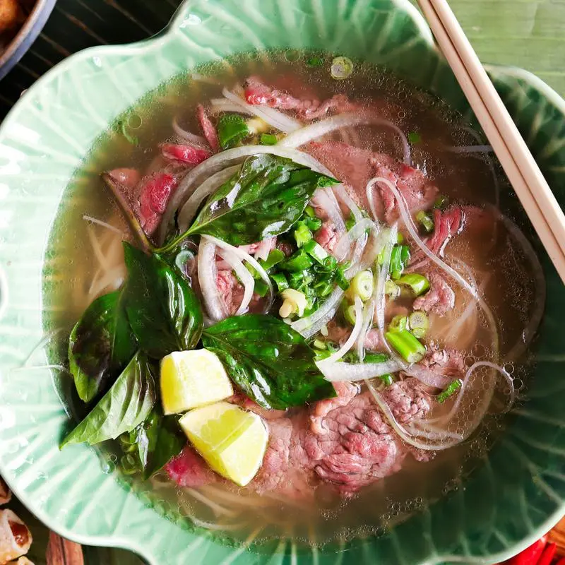 Beef & Beef Ball Noodle Soup (Pho) at SEN Vietnamese Kitchen in Calgary, AB