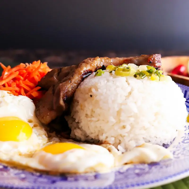 Vermicelli with Spring Rolls & Satay Beef at SEN Vietnamese Kitchen in Calgary, AB